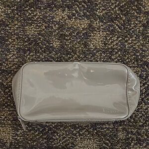 Dior Shiny Gray Makeup Bag